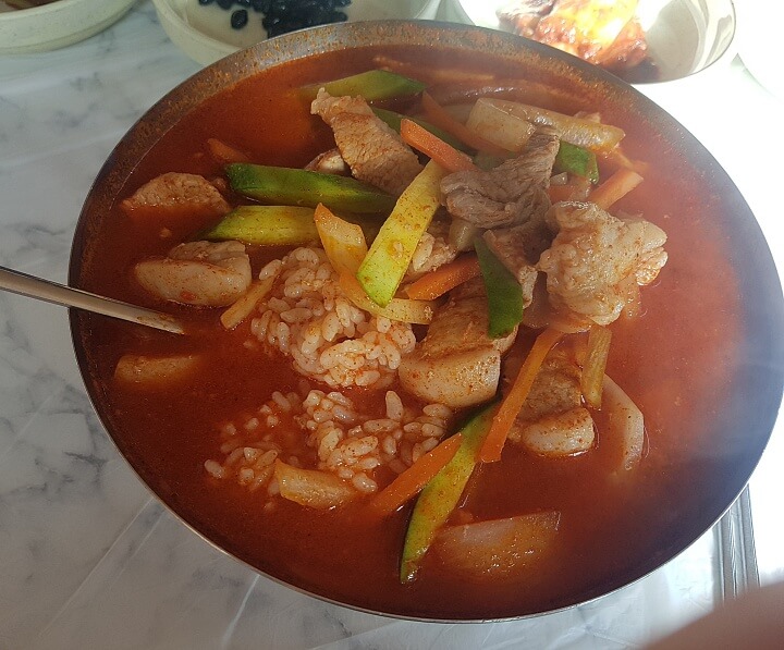  평동 명화 식육 식당 광주 애호박찌개, 누구나 반하는 줄서는 맛집이로세!
