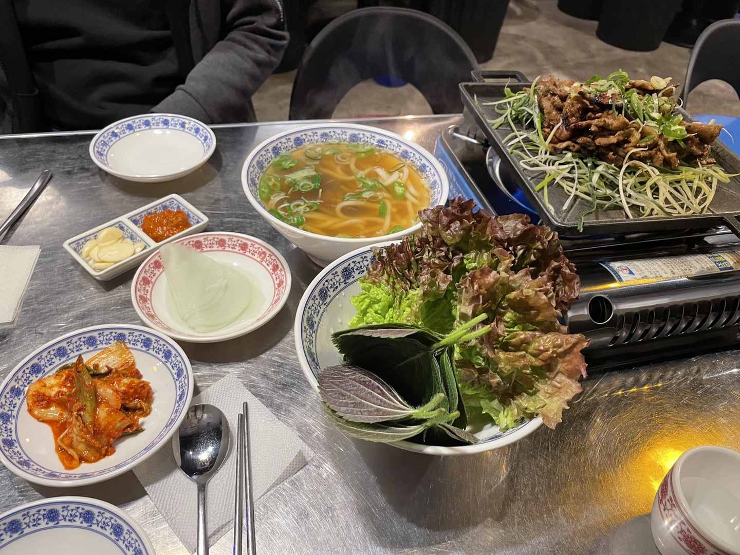 강북끝집-석쇠불고기-바지락우동