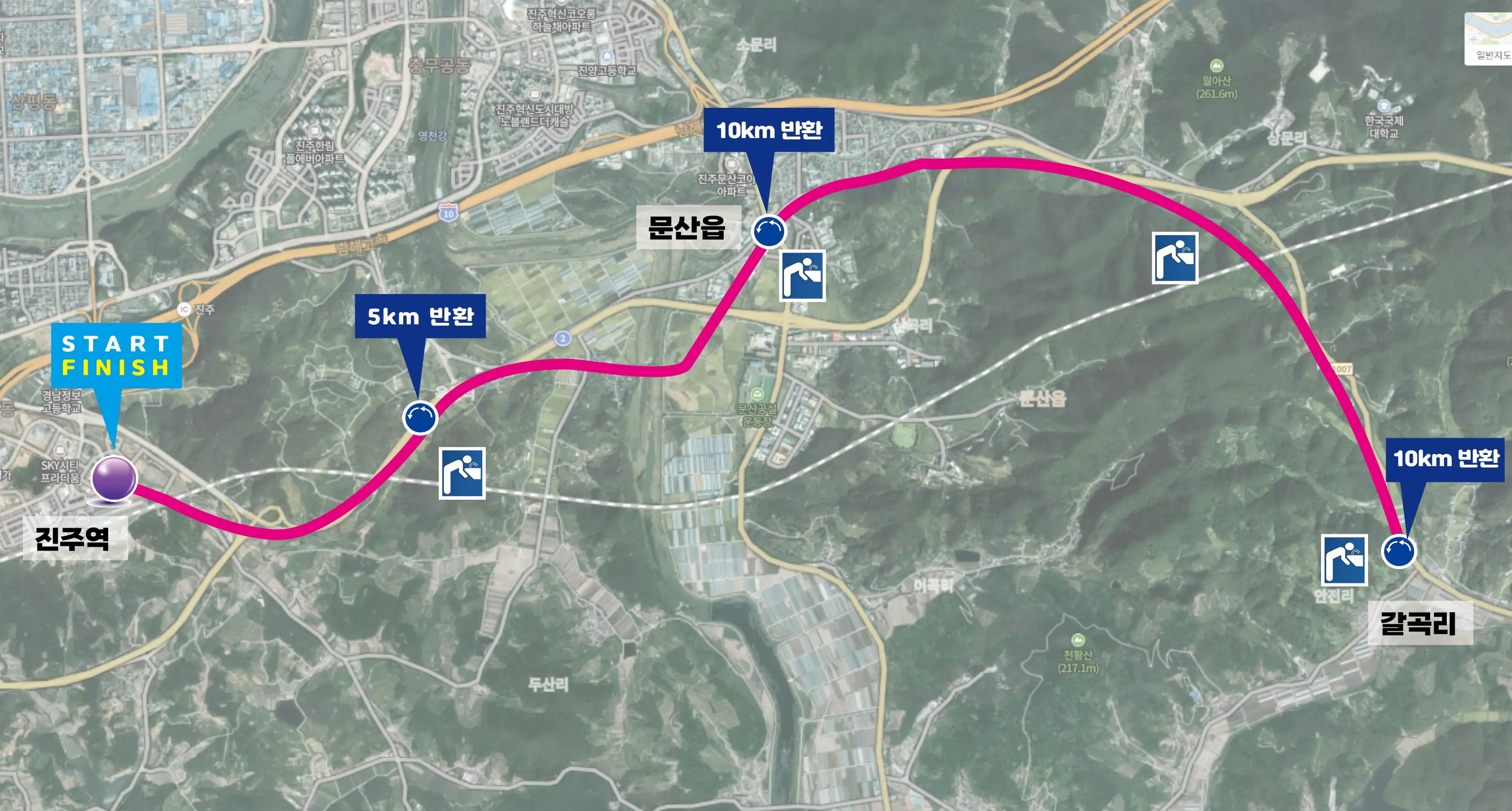 half&#44; 10k&#44; 5k course map (overall)