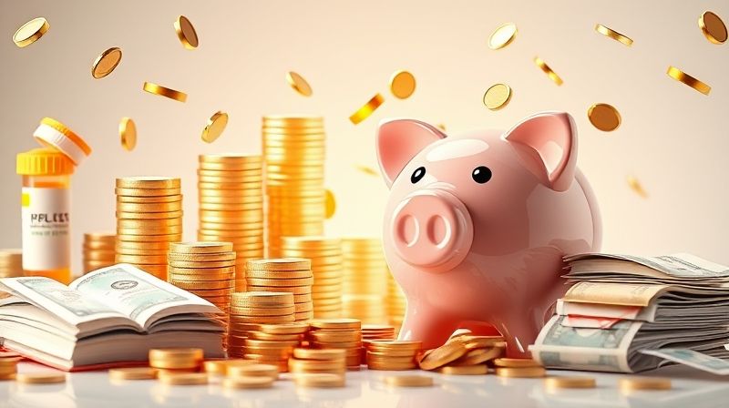 소득/세액 공제를 통한 세금 환급액 최대화 전략을 시각적으로 상징합니다