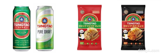  칭따오 칭따오엔 왕교자 출시