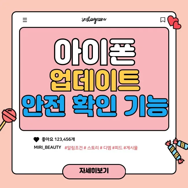 아이폰 안전 확인 기능