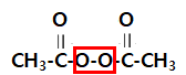 아세틸퍼옥사이드-구조식
