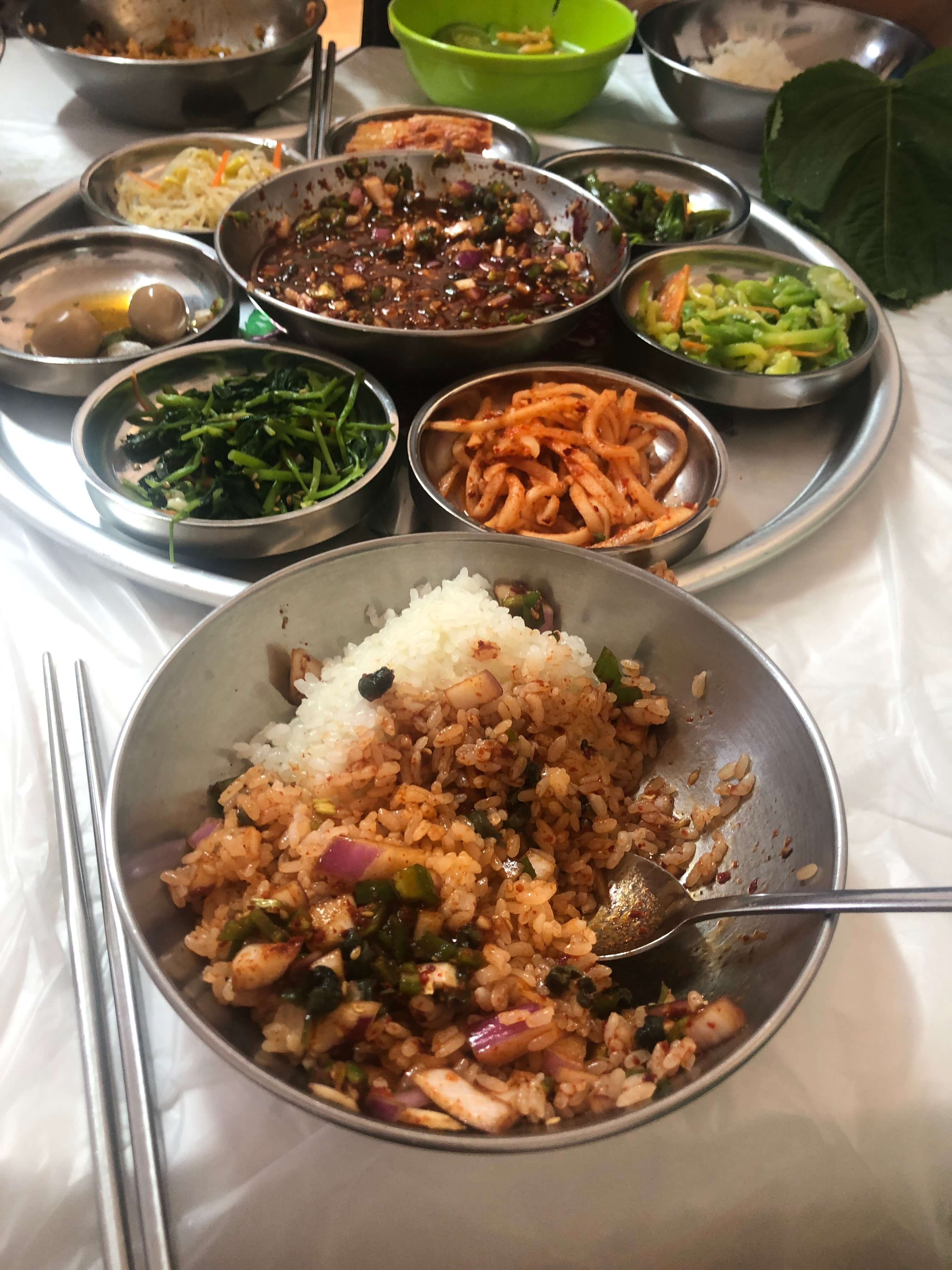 민수랜드-임실청웅식당 양념장에 비빔