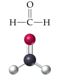 포름알데히드-화학식-분자구조