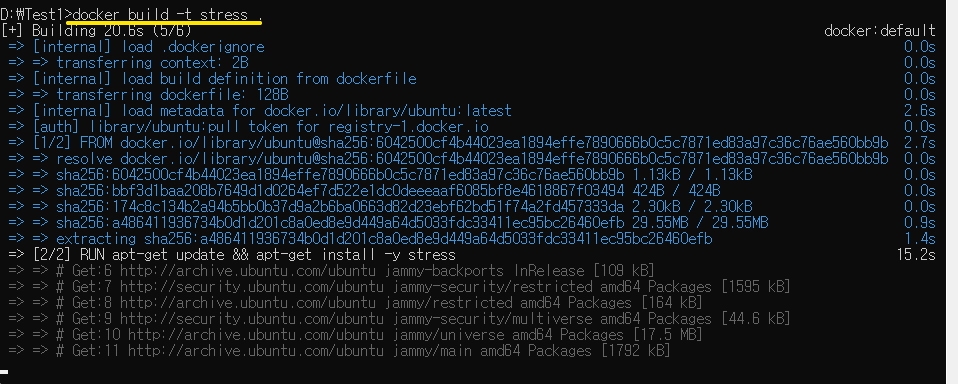 Docker cmd