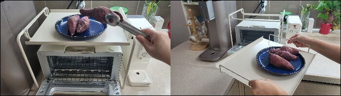 선반 사용 사진입니다.