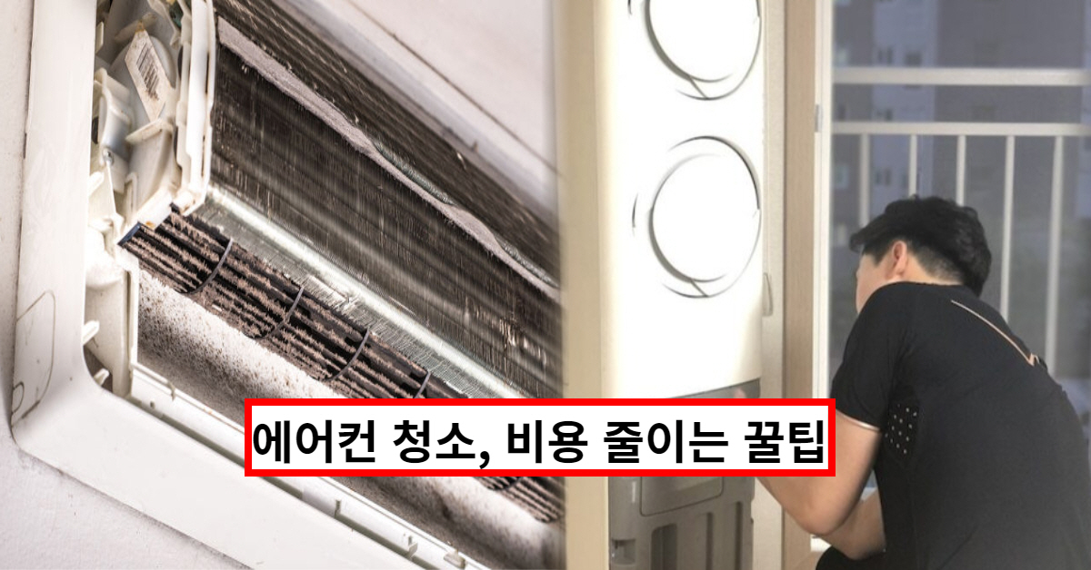  에어컨 셀프 청소 방법, 업체 비용 줄이는 꿀팁 추천 (+원룸 벽걸이)