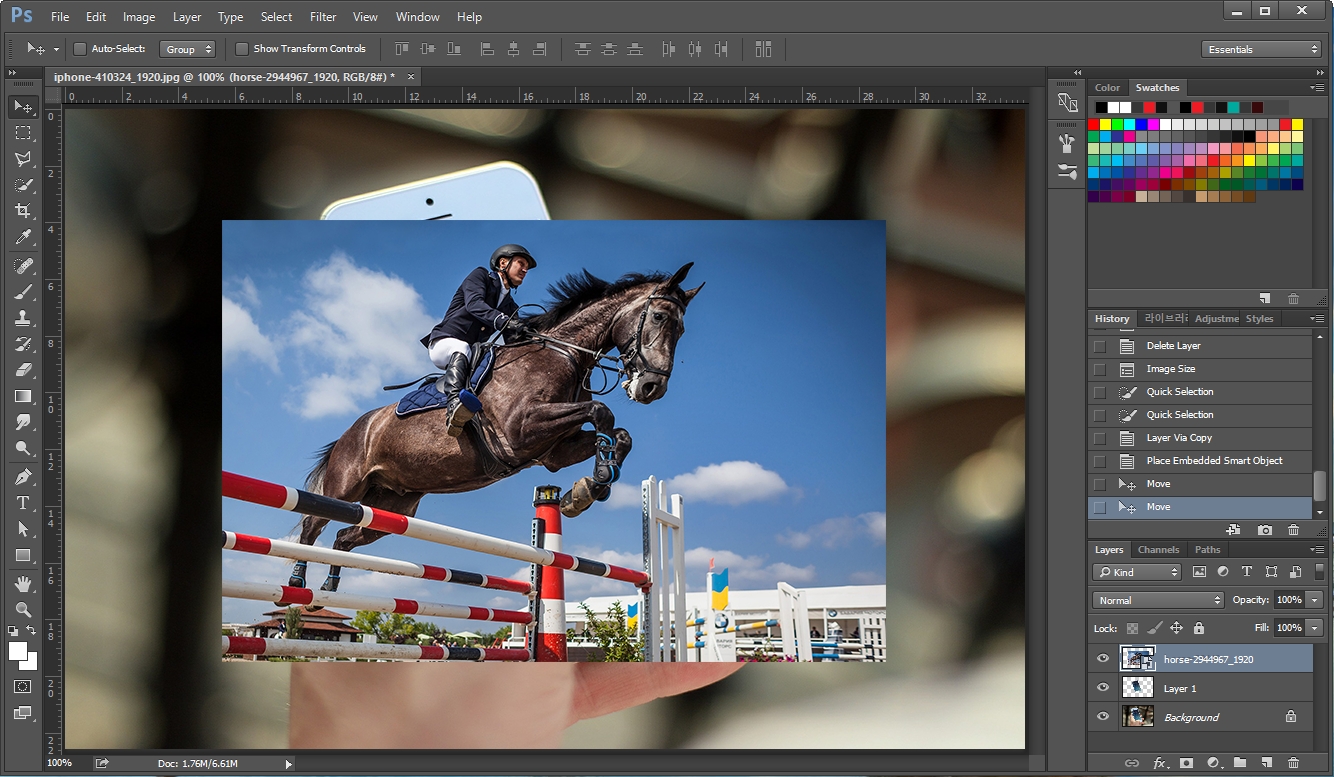 photoshop popup effect