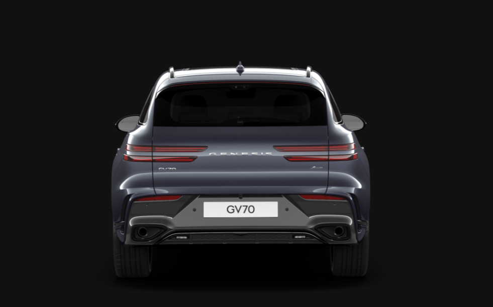2025 제네시스 GV70 블랙 후면 사진