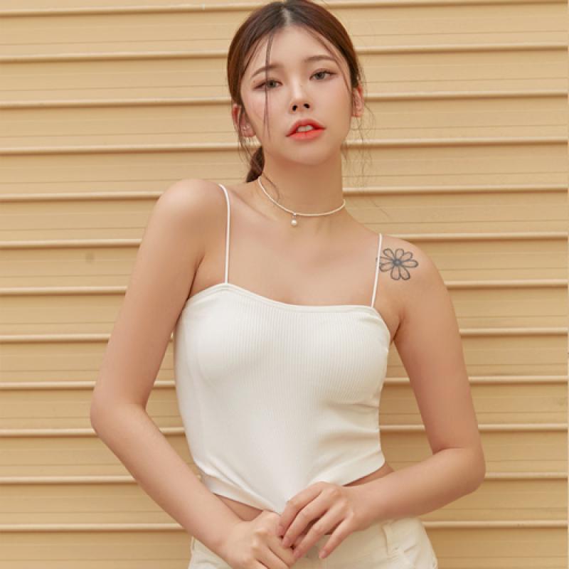 데이앤데이 코튼 크롭 브라탑