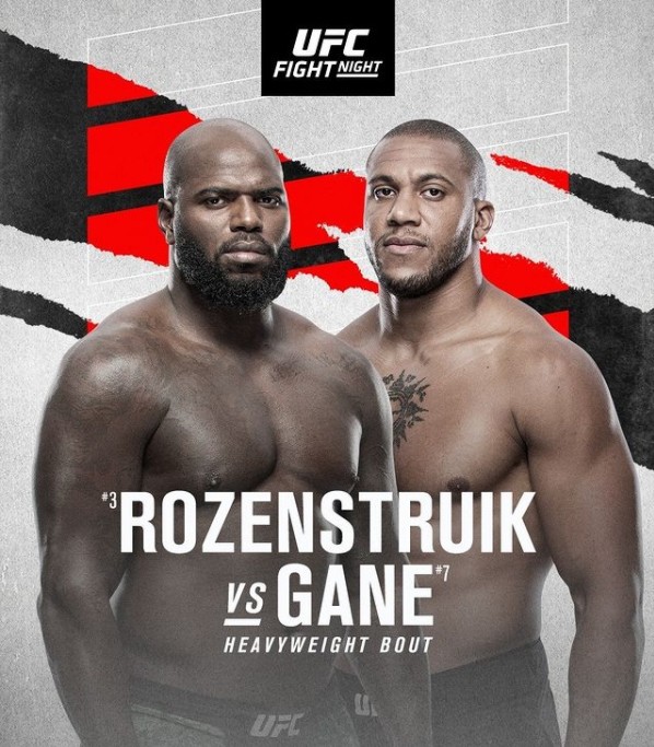  UFC Fight Night 로젠스트루이크 시릴 가네 혜비급 중계