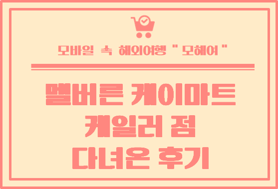  멜버른쇼핑 정보 팁 케이마트 케일러점 다녀온 후기 후기