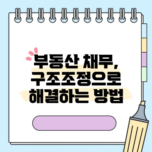 부동산 채무, 구조조정으로 해결하는 방법