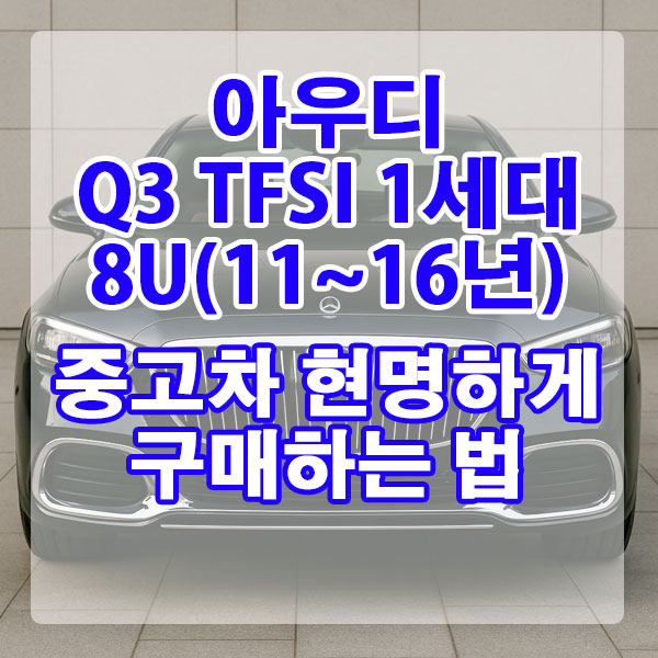 아우디 Q3 1세대 TFSI 8U(11~16년) 중고차 현명하게 구매하는 법