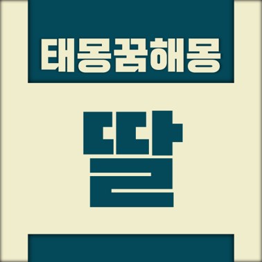  [꿈해몽풀이] 딸 태몽 (딸, 여자, 여아, 계집, 쌍둥이 등)
