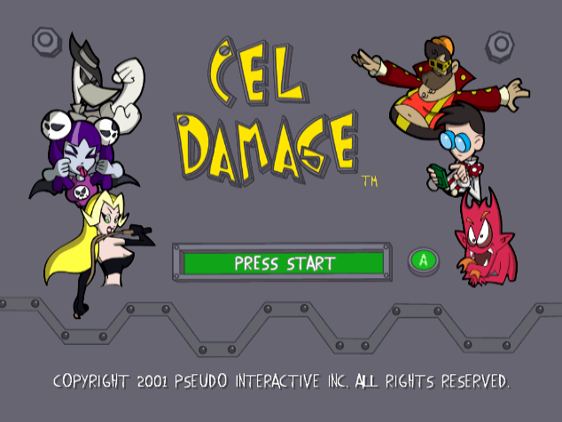  일렉트로닉 아츠 (Electronic Arts) - 셀 데미지 북미판 Cel Damage USA (게임큐브 - GC - iso 다운로드)