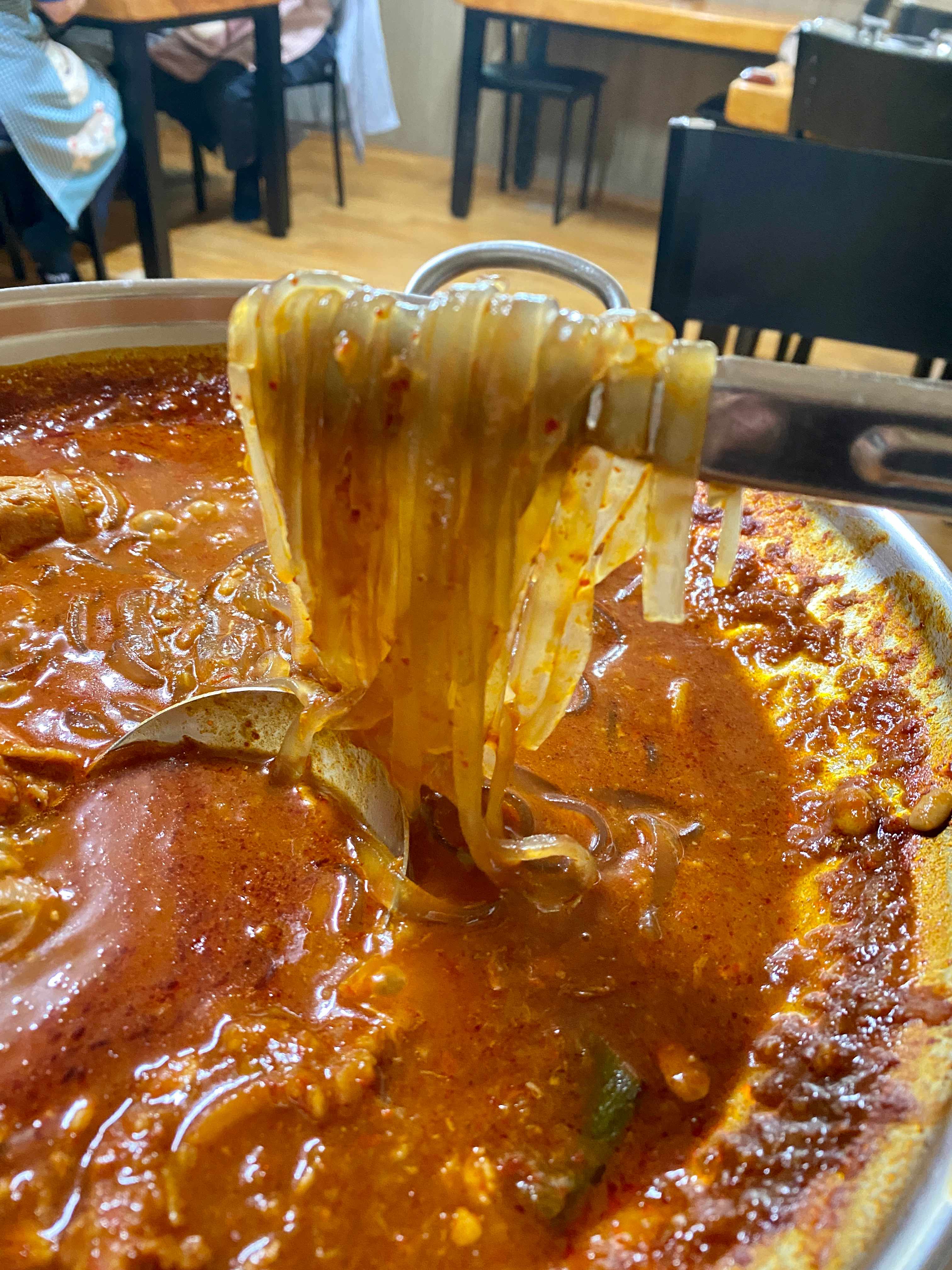 닭도리탕 납작 당면 사리 추가