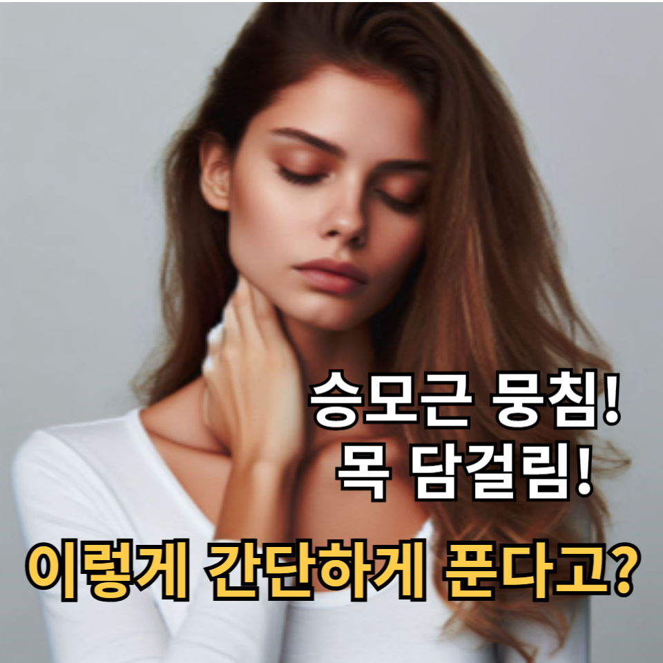 목 통증, 목 담의 통증의 원인과 해결 방법 알아보기!