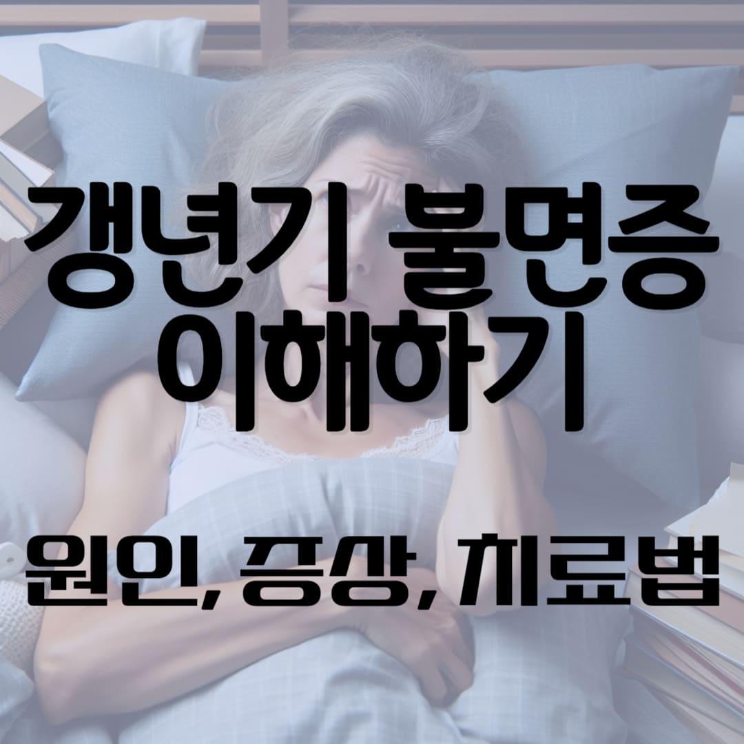 갱년기 불면증 이해하기