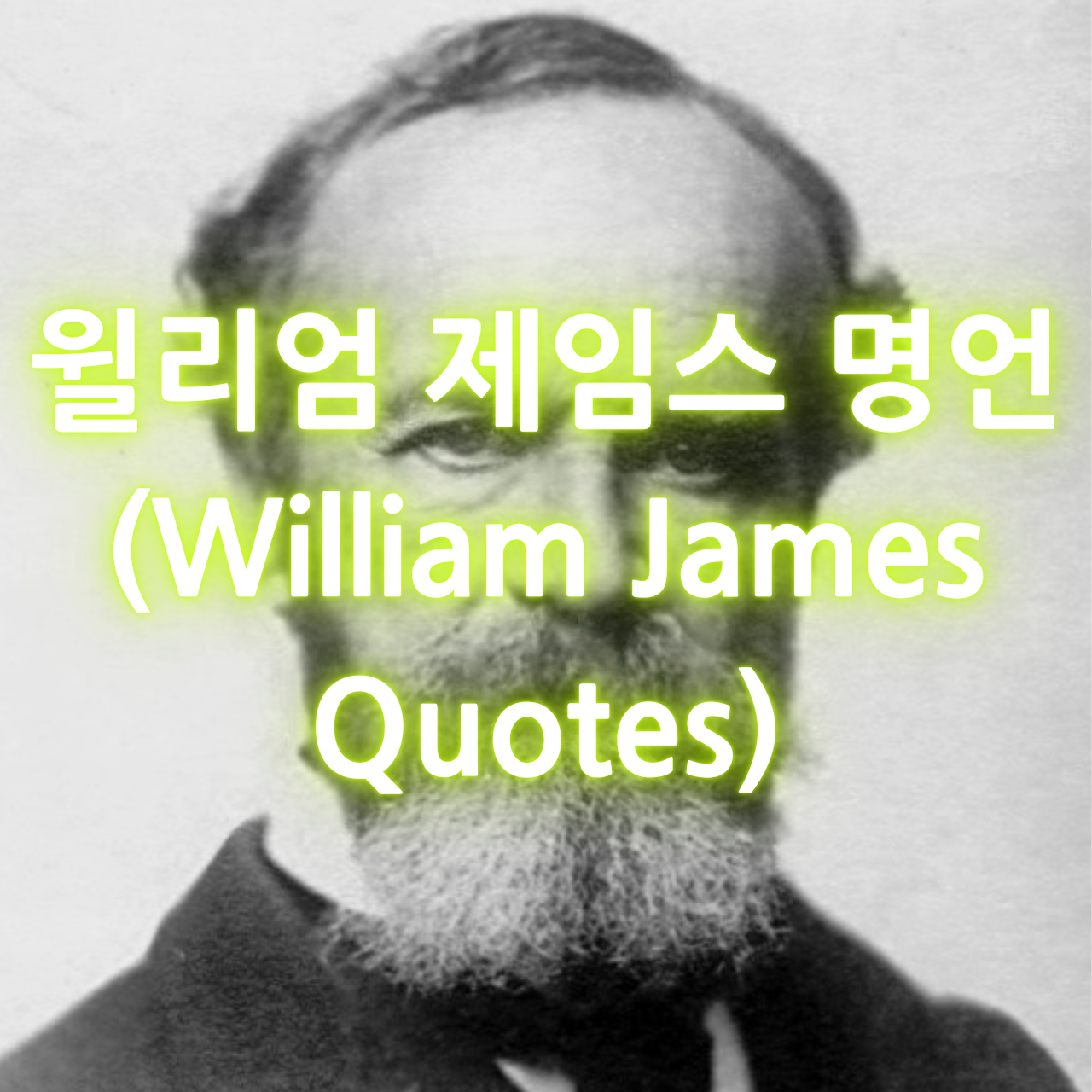 윌리엄 제임스 명언 (William James Quotes)