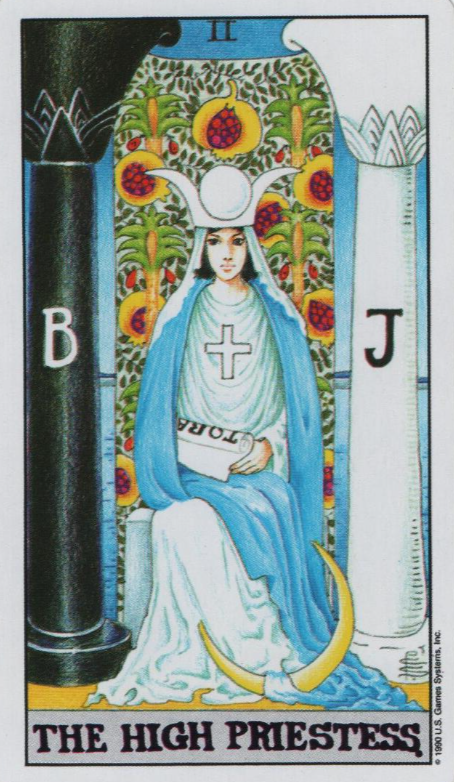  [타로해석]2. THE HIGH PRIESTESS 여성 대사제카드 정방향/ 역방향 뜻, 의미, 상징