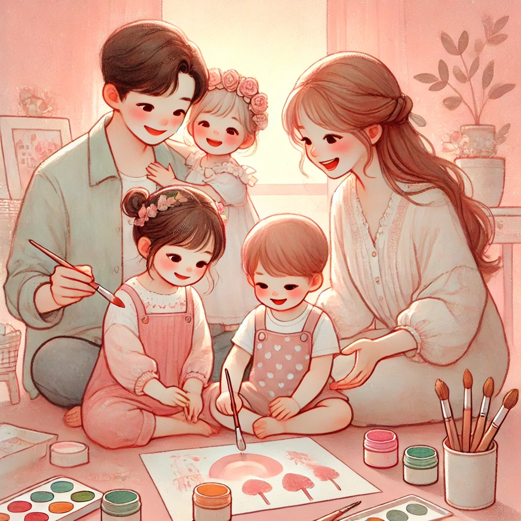 가족과 미술놀이