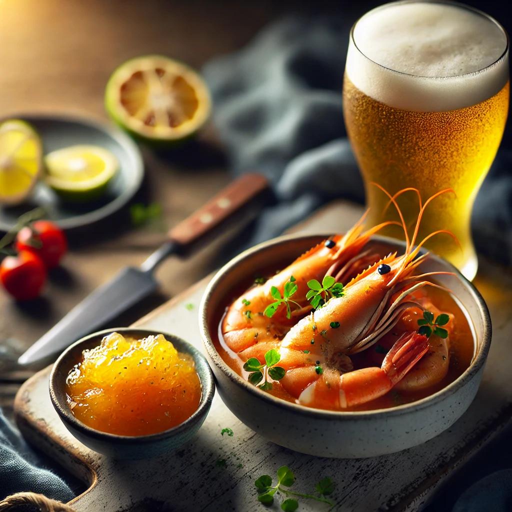 맥주안주 간식 뭐든 OK 유자청 새우조림