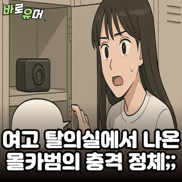 여고 탈의실에서 나온 몰카범의 충격 정체;;