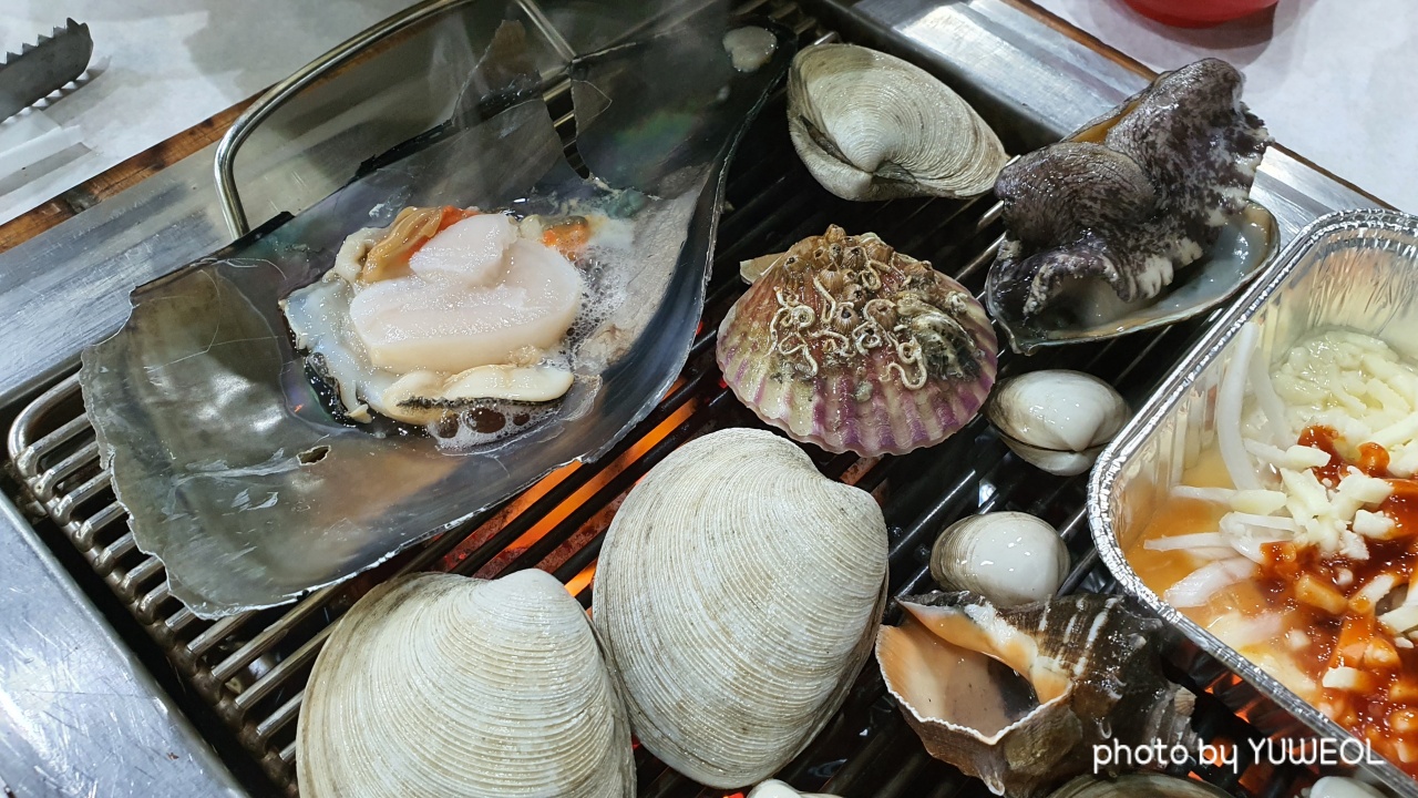  안면도 방포항 조개구이&회 맛집 : 풍년회센타