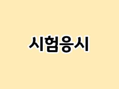 시험응시[필기/실기]