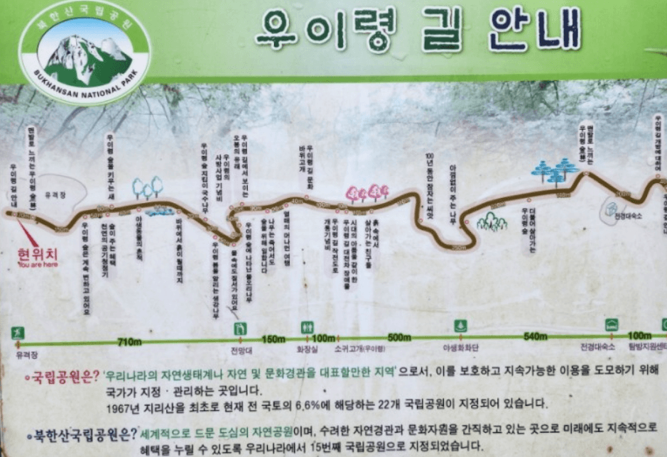 북한산둘레길 21구간 우이령길