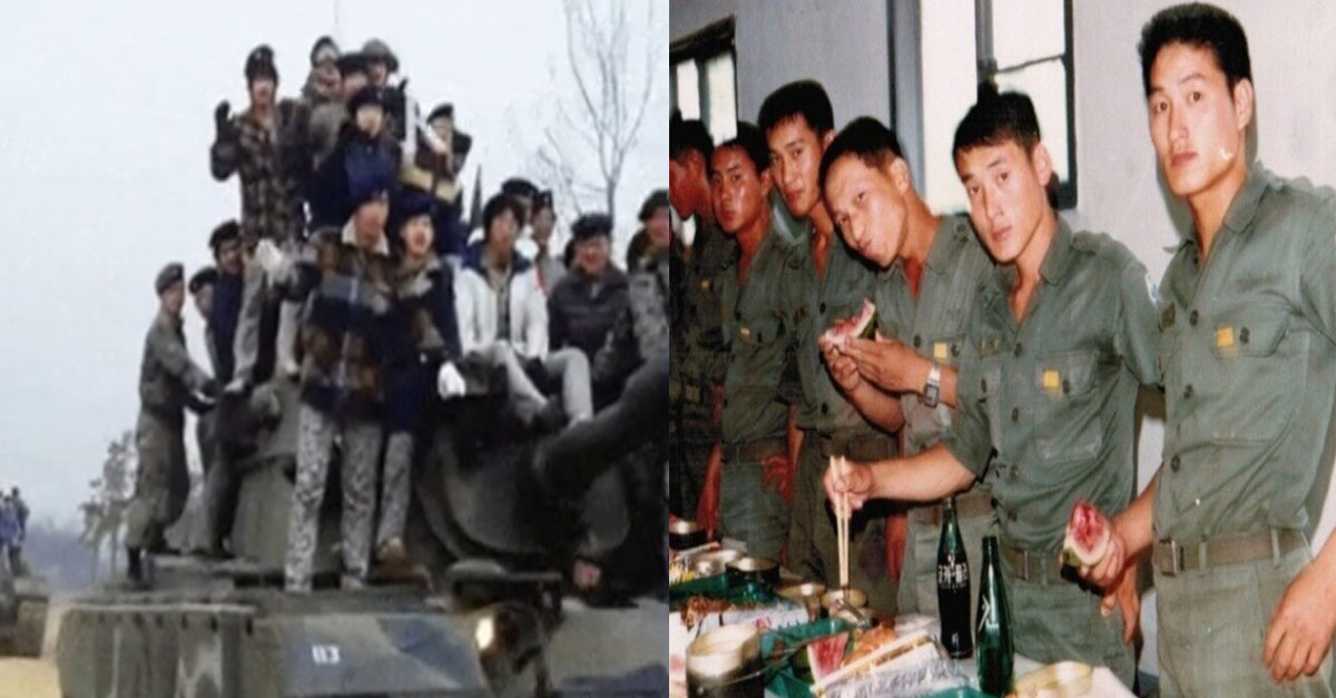  한국 군대 노빠꾸 였던 시절이라는데 ㄷㄷ