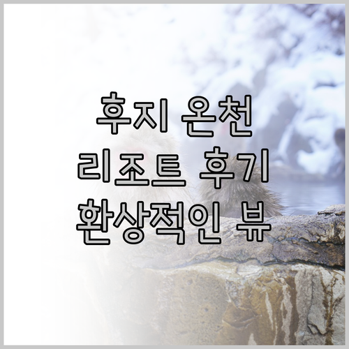 후지 온센 리조트 숙박 후기! 후지산