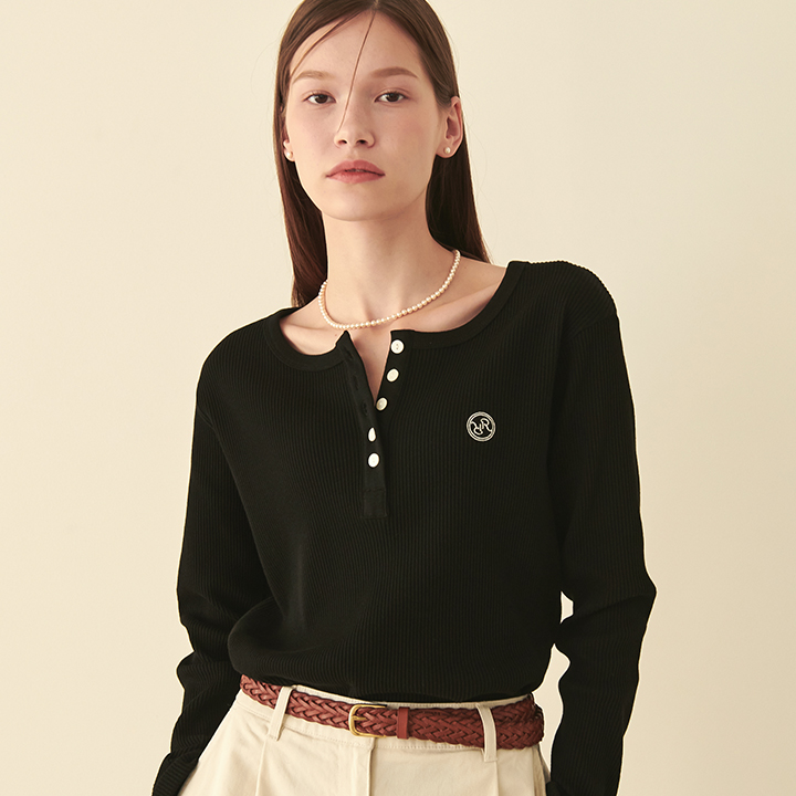 론론 Henryneck Long Sleeve