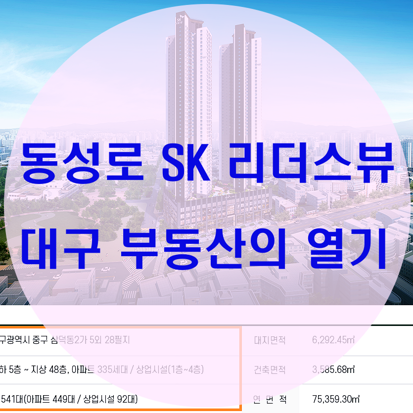 동성로 SK 리더스뷰 기대하시는 분?!