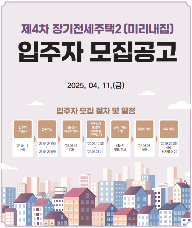 입주자 모집 공고문