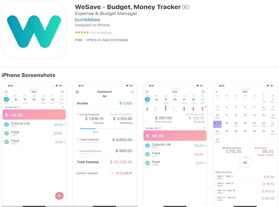 WeSave - Budget&#44; Money Tracker