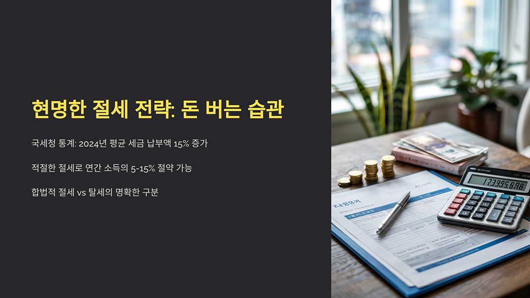 합법적으로 세금 줄이는 절세 꿀팁