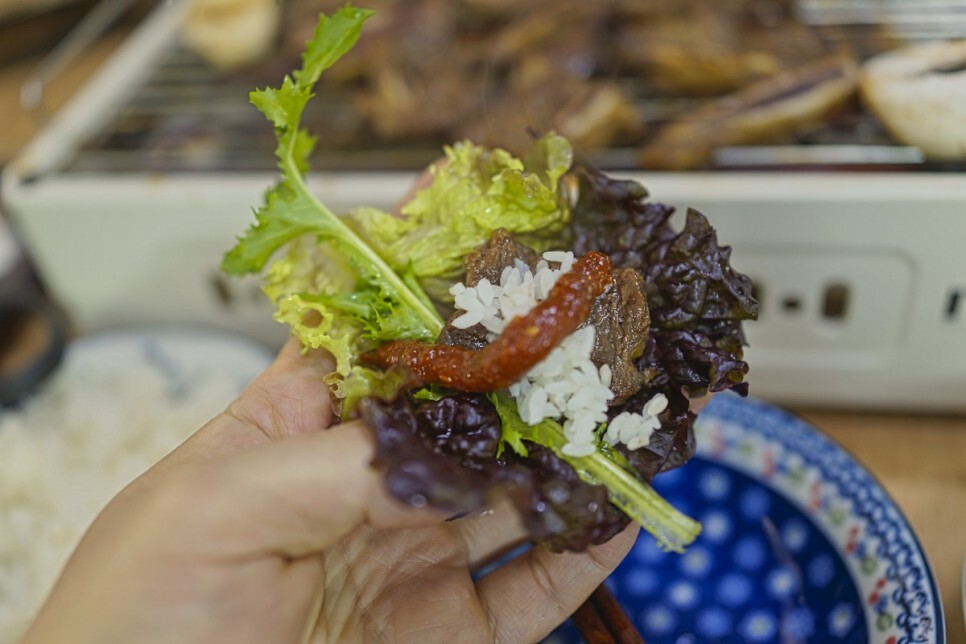 LA갈비 쌈
