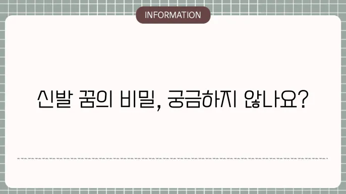 짝짝이 신발로 꿈꾸는 모습