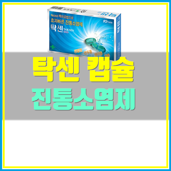  탁센 복용법 효과