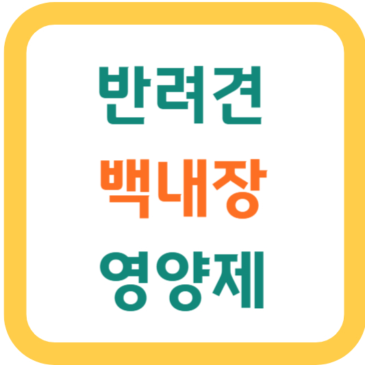  강아지 백내장 영양제 추천 및 영양소
