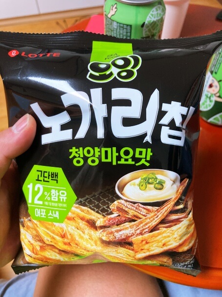  빵빵이의 멜론 하피볼 / 오잉 노가리칩(청양마요맛) 리뷰