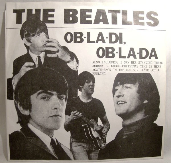 비틀즈 Ob-La-Di&#44; Ob-La-Da 흑백 LP