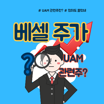  베셀 주가, UAM 관련주 부각 뭐길래?