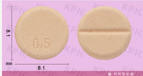  리보트릴정 효과 0.5 mg 주의사항 복용법