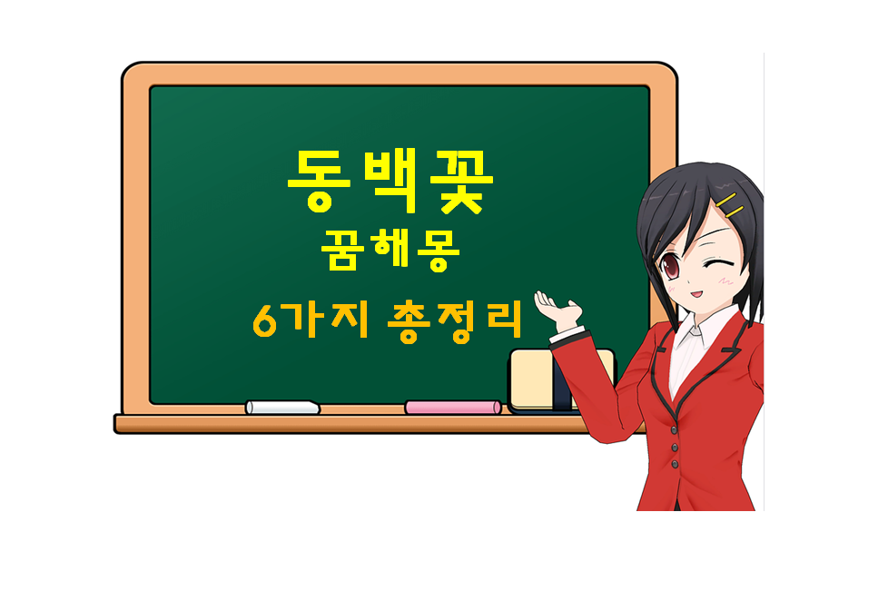  동백꽃 꿈해몽 6가지 총정리