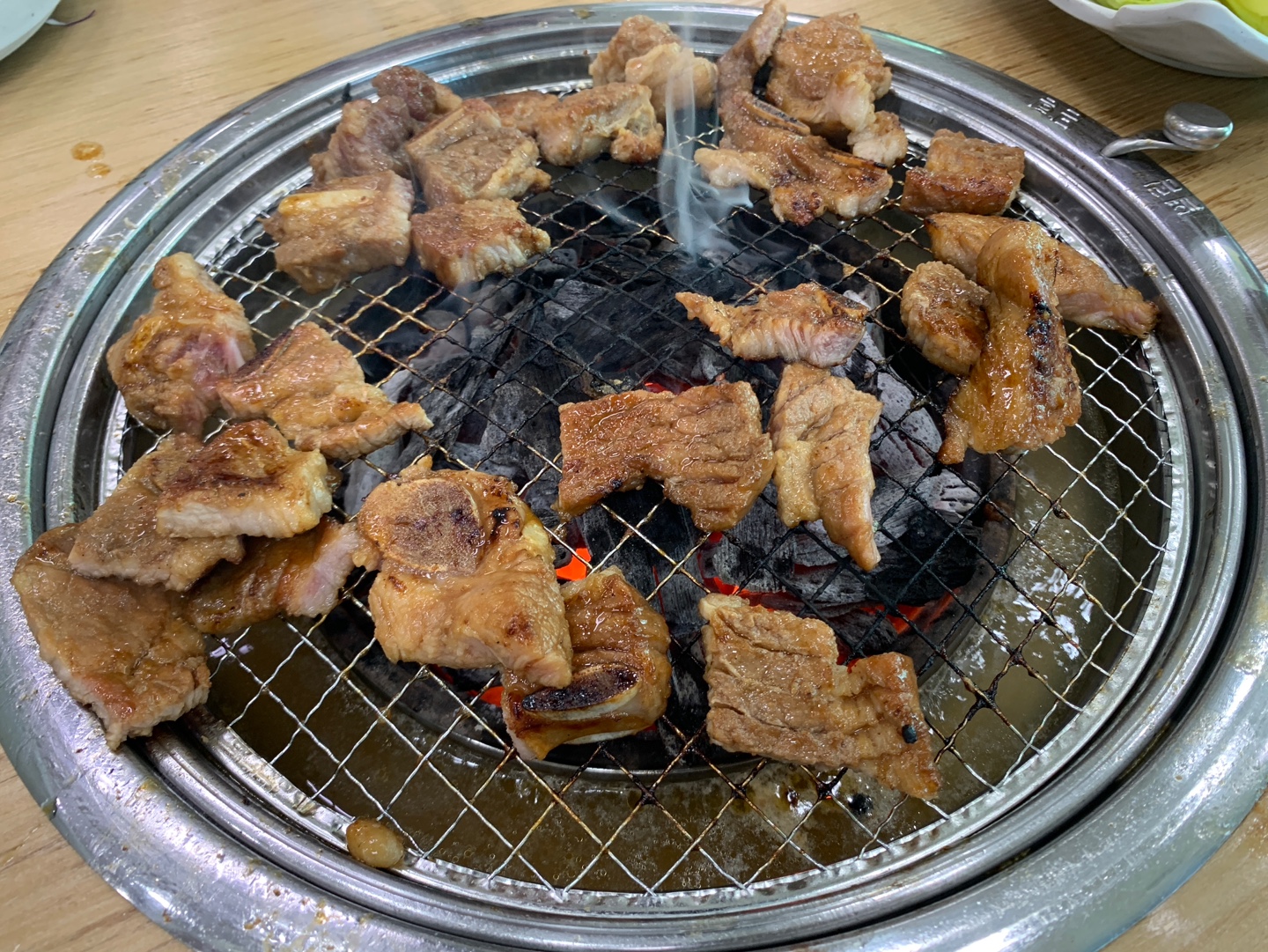 한돈 갈비