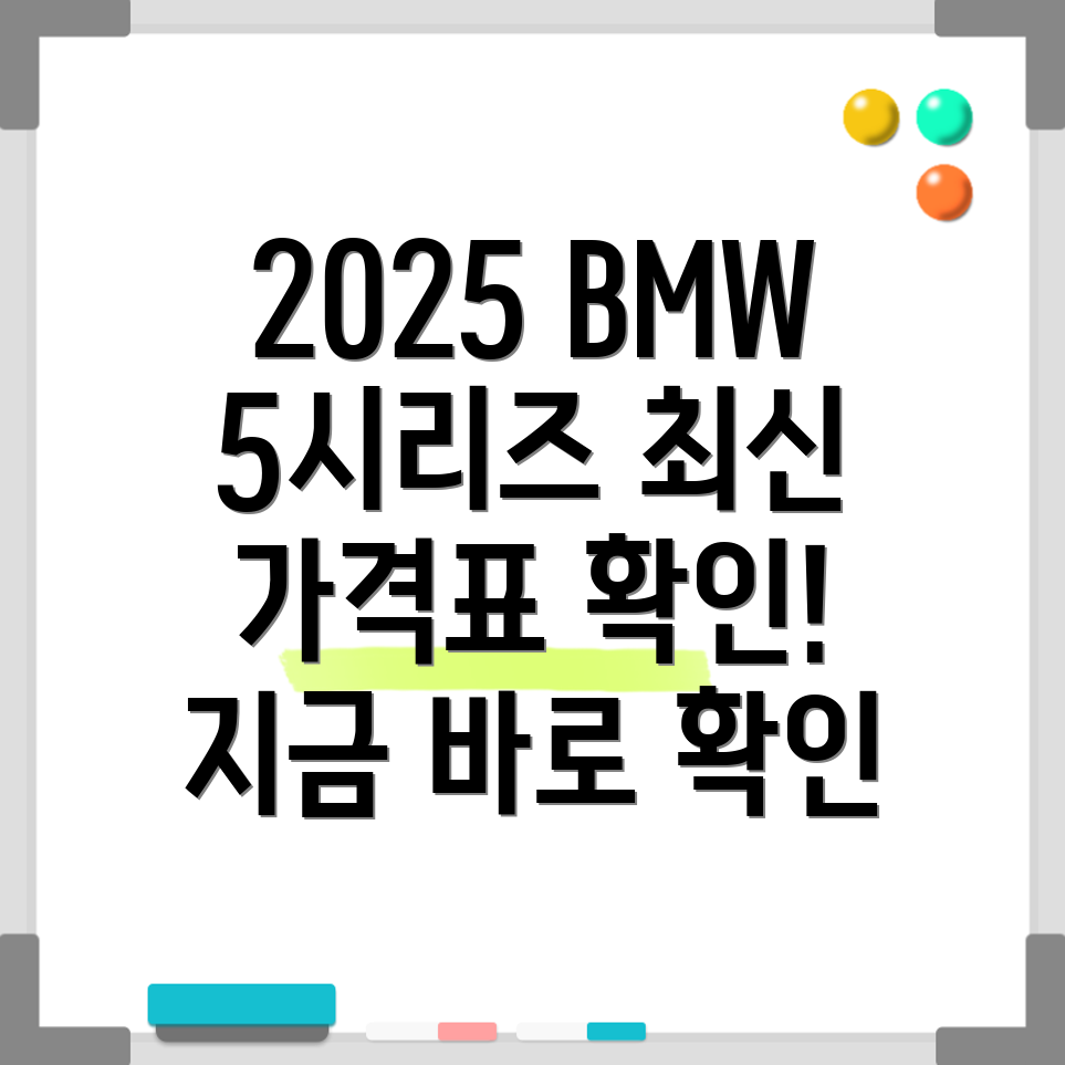 BMW 5시리즈 가격